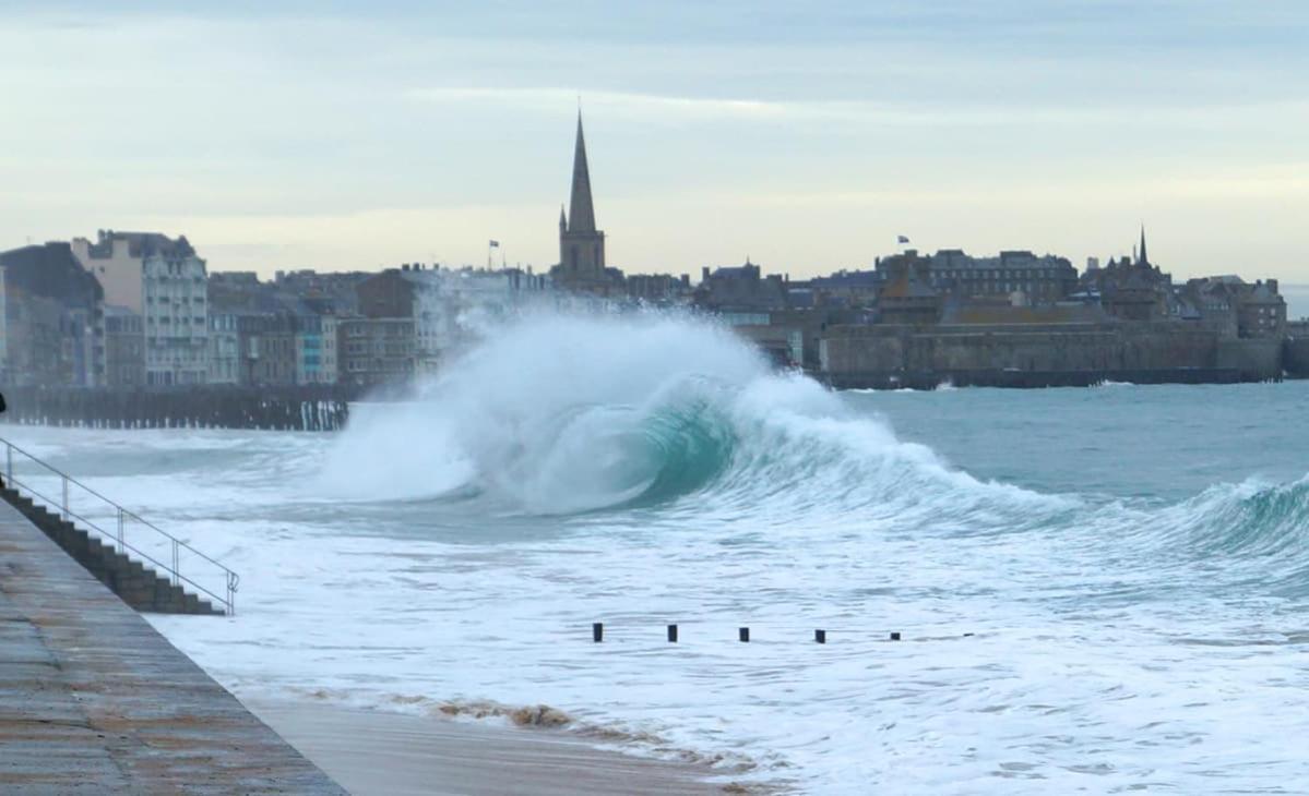 Plage-Sillon-Thalasso-Intra Muros Saint-Malo Exterior foto